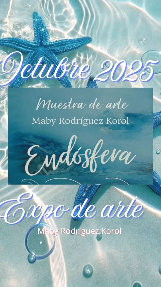 Durante el mes de octubre disfrutamos de una nueva exposición en nuestra sala de arte: “Endósfera”, de la artista Maby Rodríguez Korol