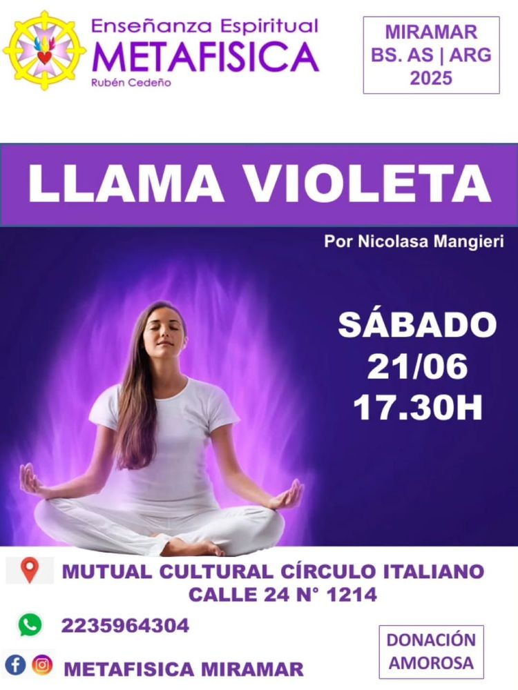 LLAMA VIOLETA en Miramar