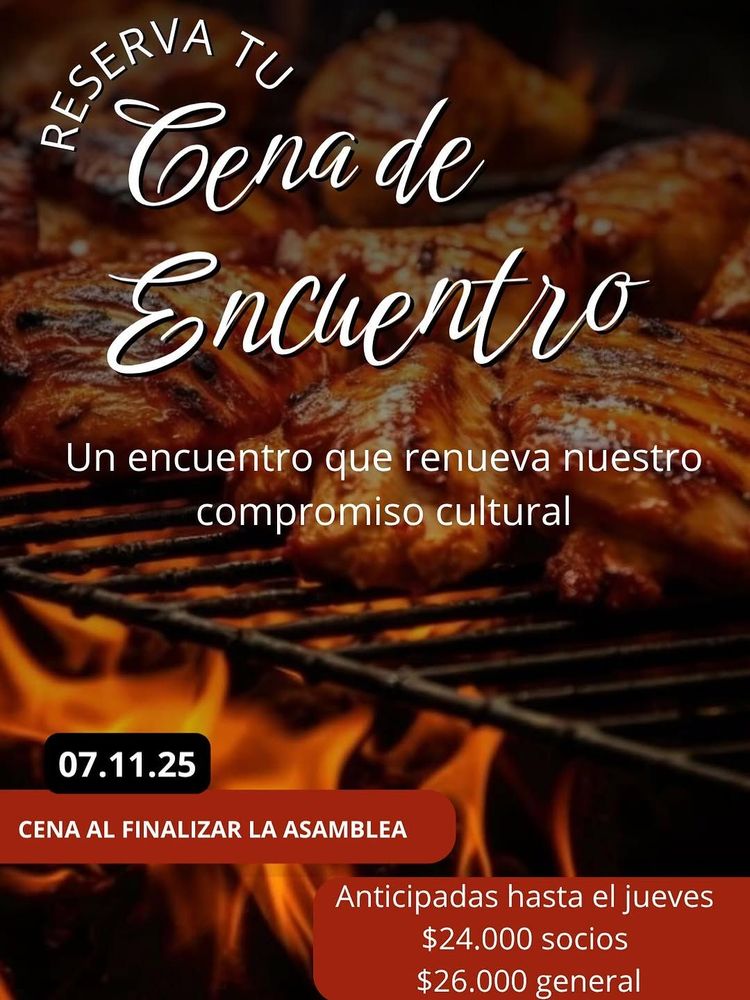 Menú de la Cena de Encuentro