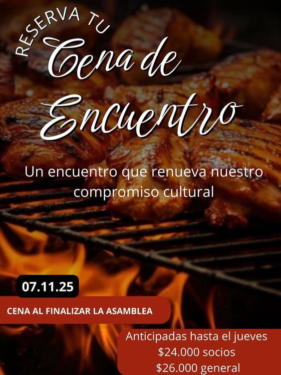 Menú de la Cena de Encuentro